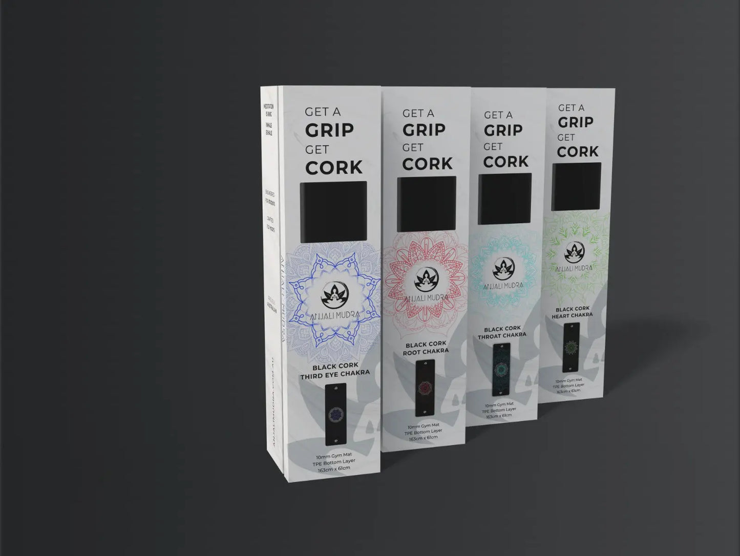 Cork Gym Mat Anjali Mudra